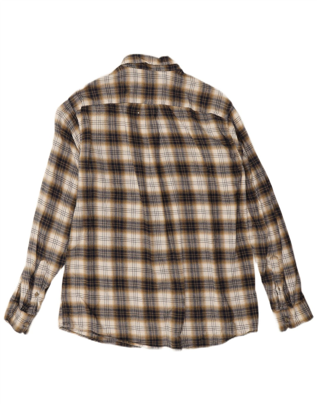 Мужская фланелевая рубашка классического кроя Eddie Bauer, большой размер, коричневая клетка, хлопок