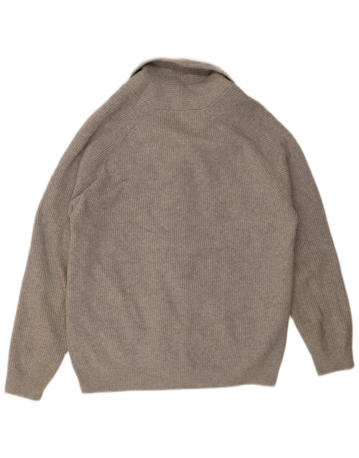 Мужской кардиган-свитер Marks & Spencer XL, серый хлопок