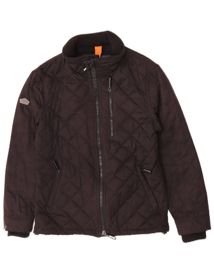 Мужская стеганая куртка Superdry The Windhiker UK 40, большая черная