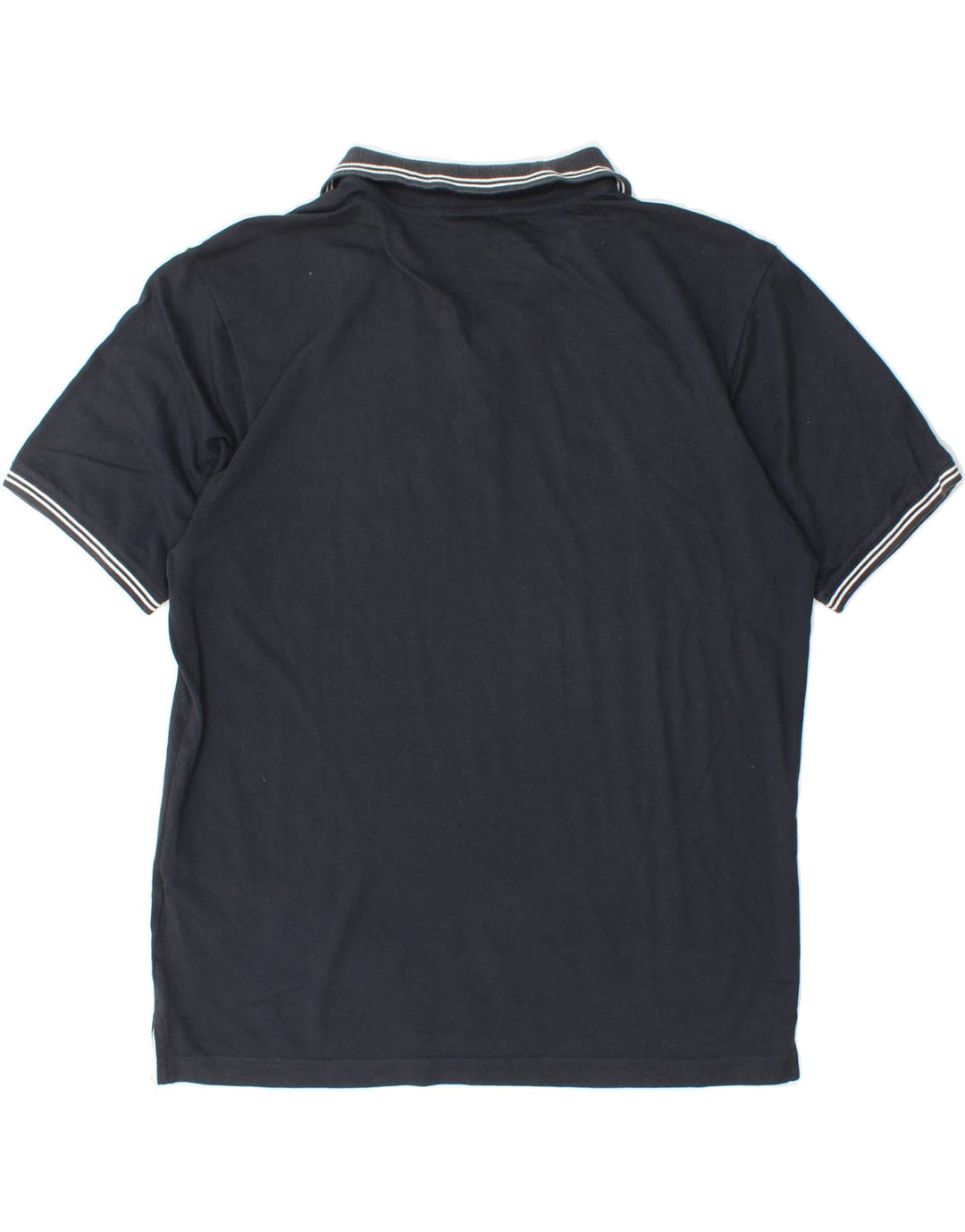 CHAMPION Mens Polo Shirt Large Navy Blue Cotton Vintage Champion and Second-Hand Champion from Messina Hembry 