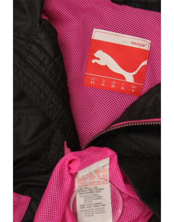 Женский бомбер PUMA UK 8, маленький, черный, полиэстер