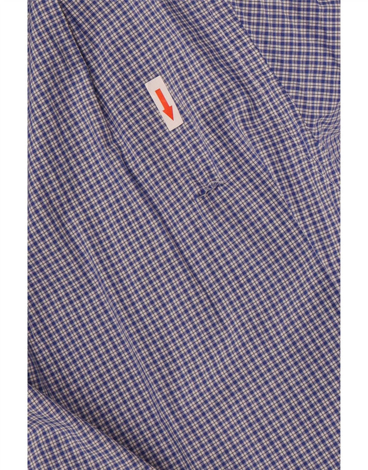 Мужская рубашка Polo Ralph Lauren 2XL, синяя клетка, хлопок