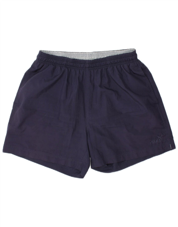 PUMA Mens Sport Shorts XL  Navy Blue Polyester