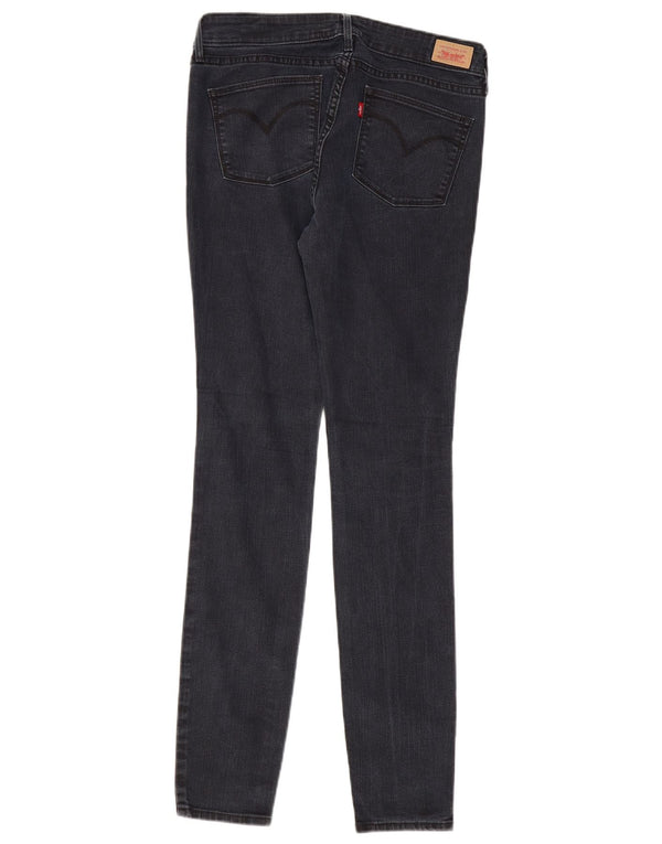 Женские джинсы скинни Levi's W30 L32, темно-синий, хлопок
