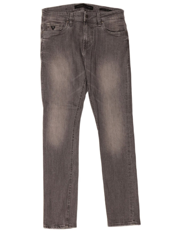 Женские джинсы Super Skinny Guess W32 L32 серого цвета, хлопок