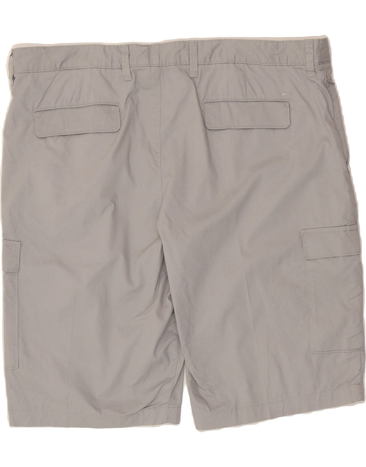 MARKS & SPENCER Mens Cargo Shorts W42 2XL Grey Cotton Vintage Marks & Spencer and Second-Hand Marks & Spencer from Messina Hembry 