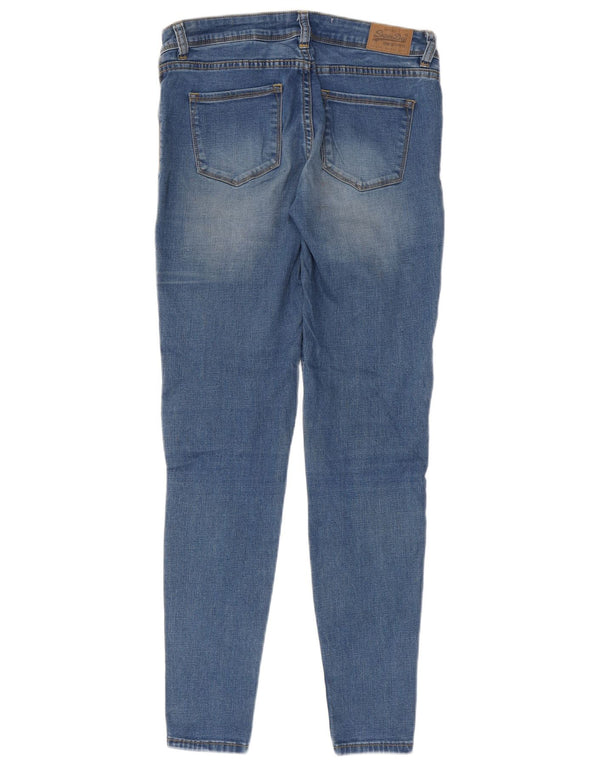 Женские джинсы скинни Alexia Jegging Superdry W28 L32, синий хлопок