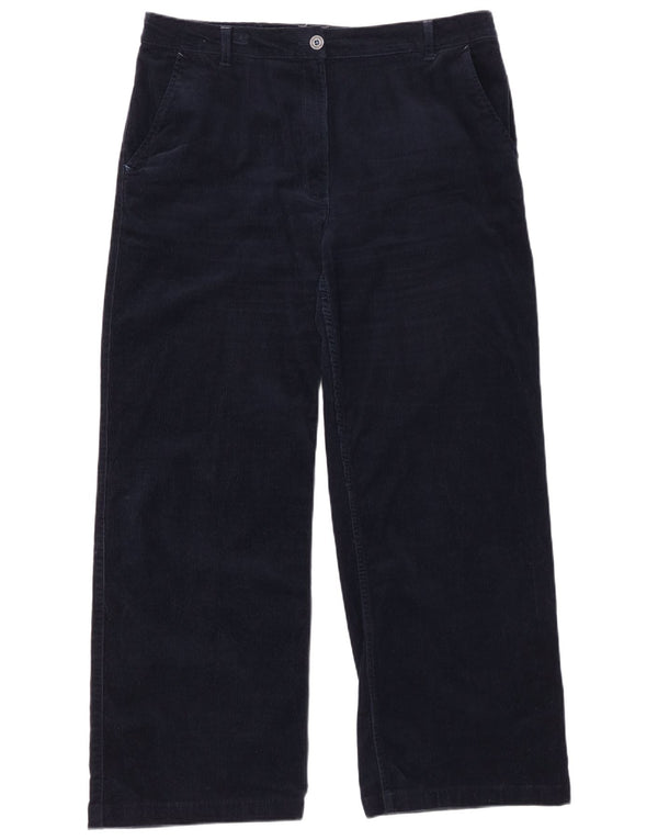 Женские вельветовые брюки WHITE STUFF UK 16, большие W34 L29, темно-синие