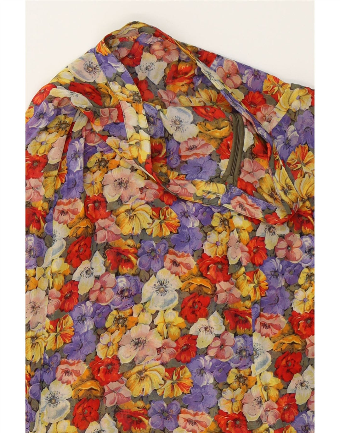 VINTAGE Womens A-Line Skirt W29 Medium Multicoloured Floral Vintage Vintage and Second-Hand Vintage from Messina Hembry 