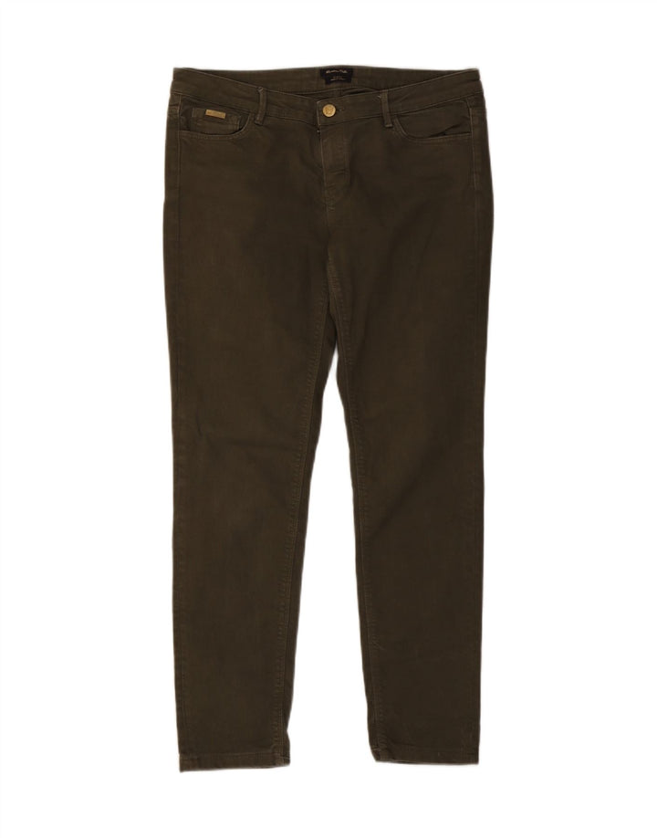 MASSIMO DUTTI Womens Slim Jeans EU 40 Medium W30 L28 Khaki