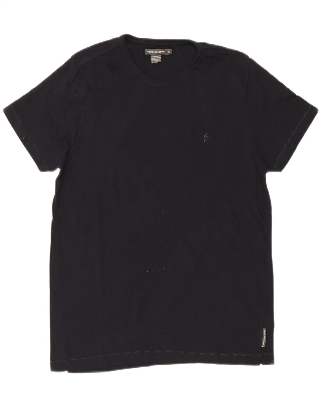 Мужская футболка French Connection Top XL, черный хлопок