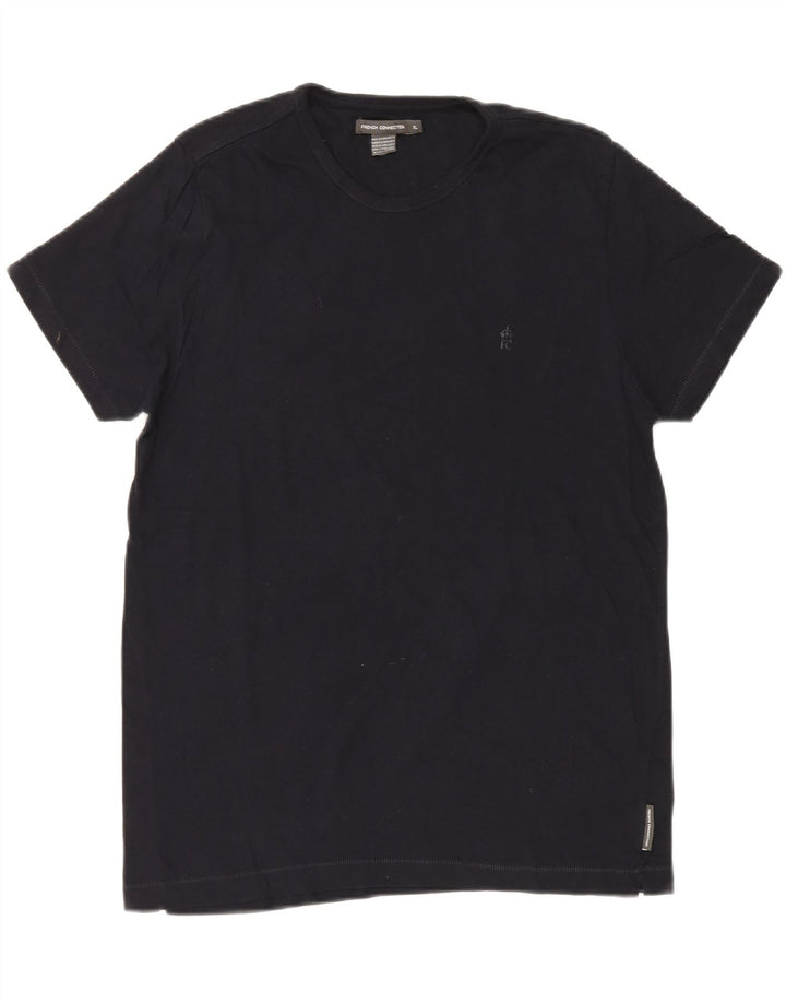 Мужская футболка French Connection Top XL, черный хлопок