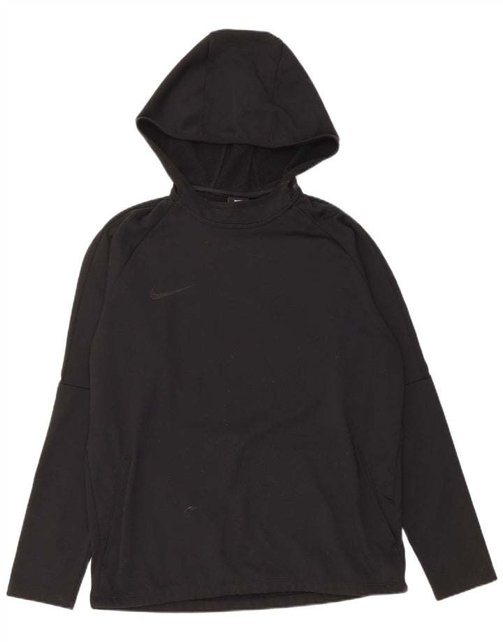Мужской джемпер с капюшоном Nike Dri Fit, средний черный, полиэстер
