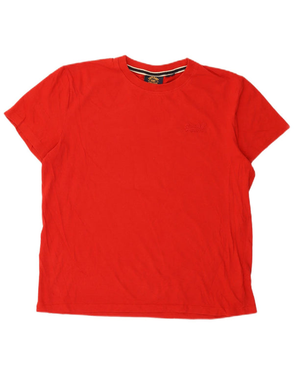 Мужская футболка Superdry Top XL, красный хлопок