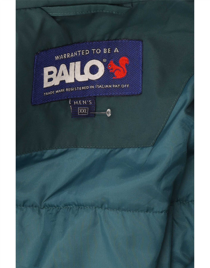 Мужская ветровка Bailo с капюшоном UK 44 2XL Синий Полиамид