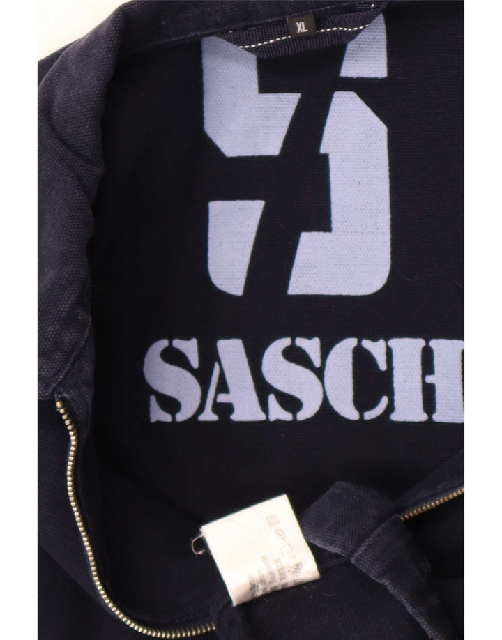 Мужской бомбер Sasch UK 42 XL, темно-синий, хлопок