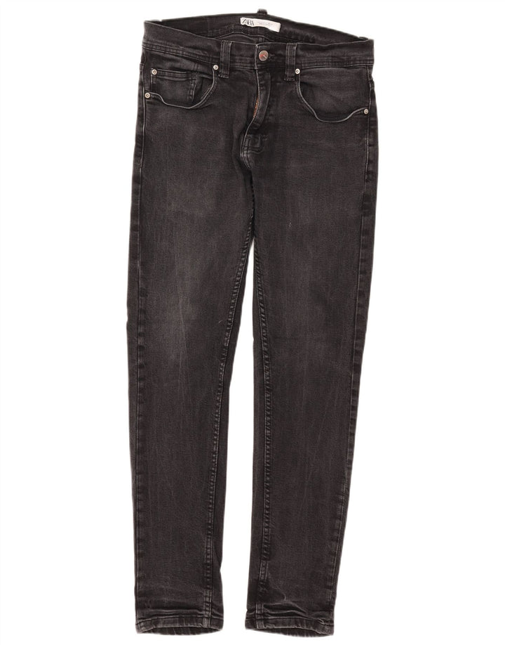 Мужские джинсы Zara Slim EU 40 Medium W31 L30, черный хлопок