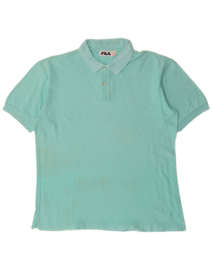 Мужская рубашка-поло FILA IT 56 XL, синяя, хлопок