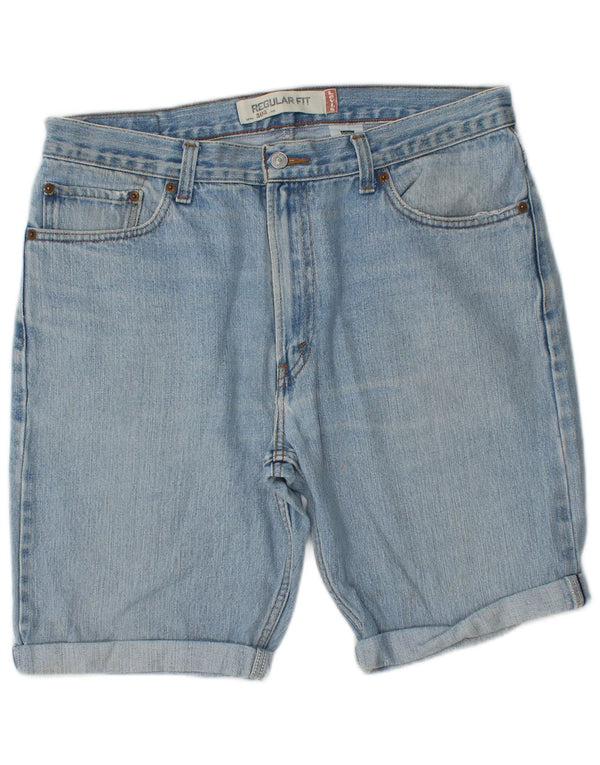 Levi's Mens 505 Denim Shorts W36 Large Blue Cotton