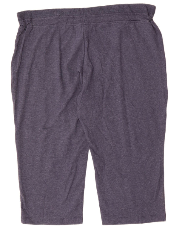 EDDIE BAUER Женские спортивные брюки-капри UK 20 2XL темно-синие хлопковые