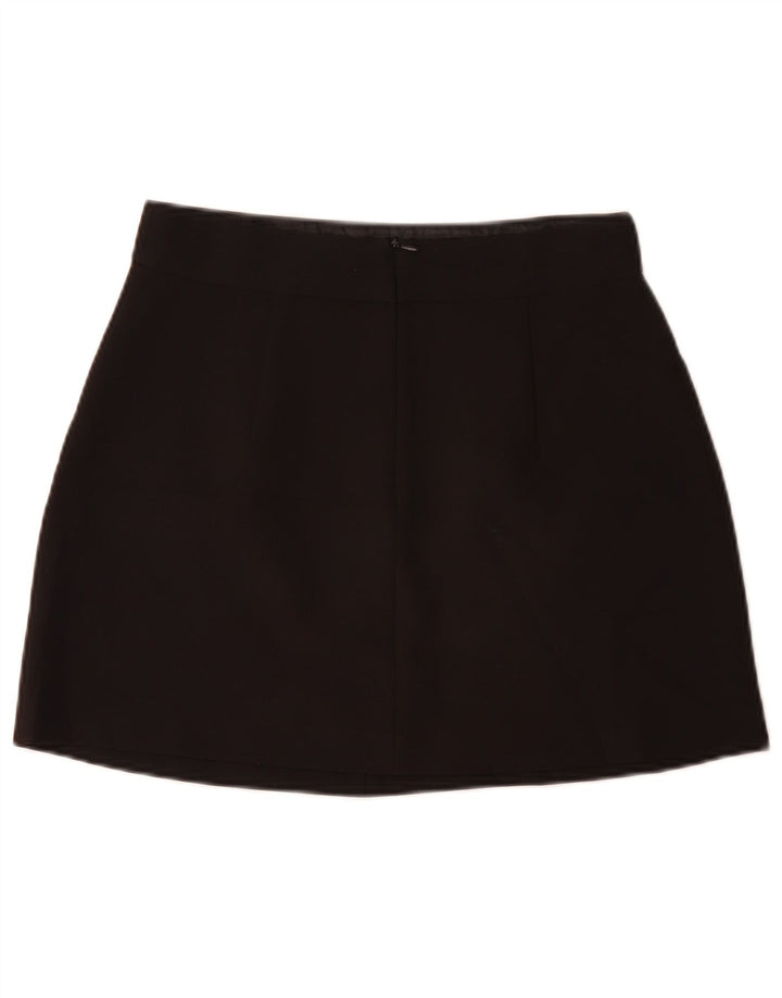Женская мини-юбка Zara Medium W28, черная