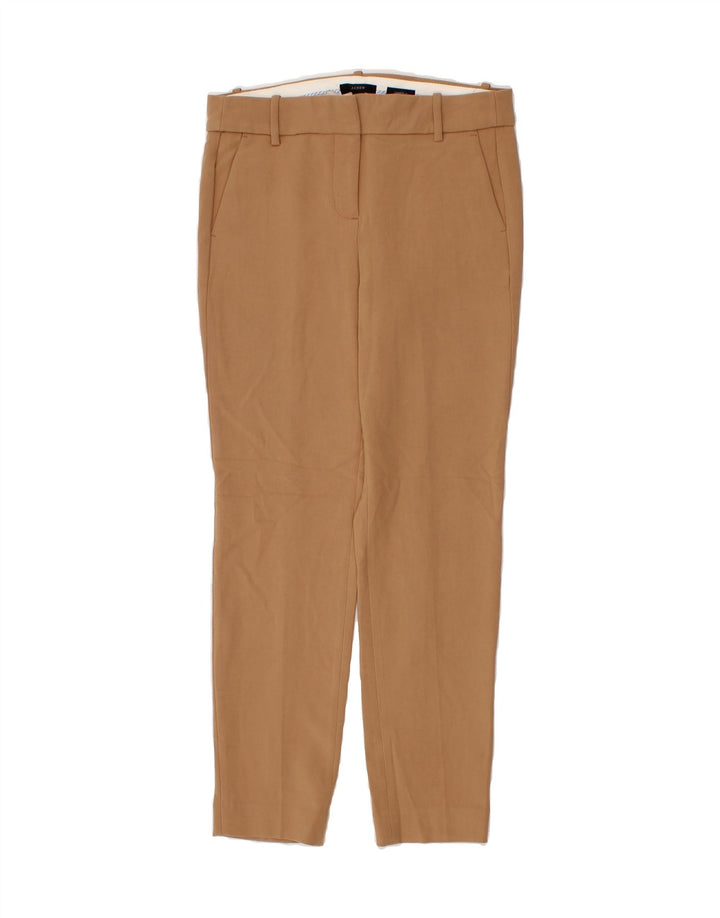 J. CREW Womens Cameron Slim Chino Trousers US 6 Medium W32 L29 Brown Vintage J. Crew and Second-Hand J. Crew from Messina Hembry 