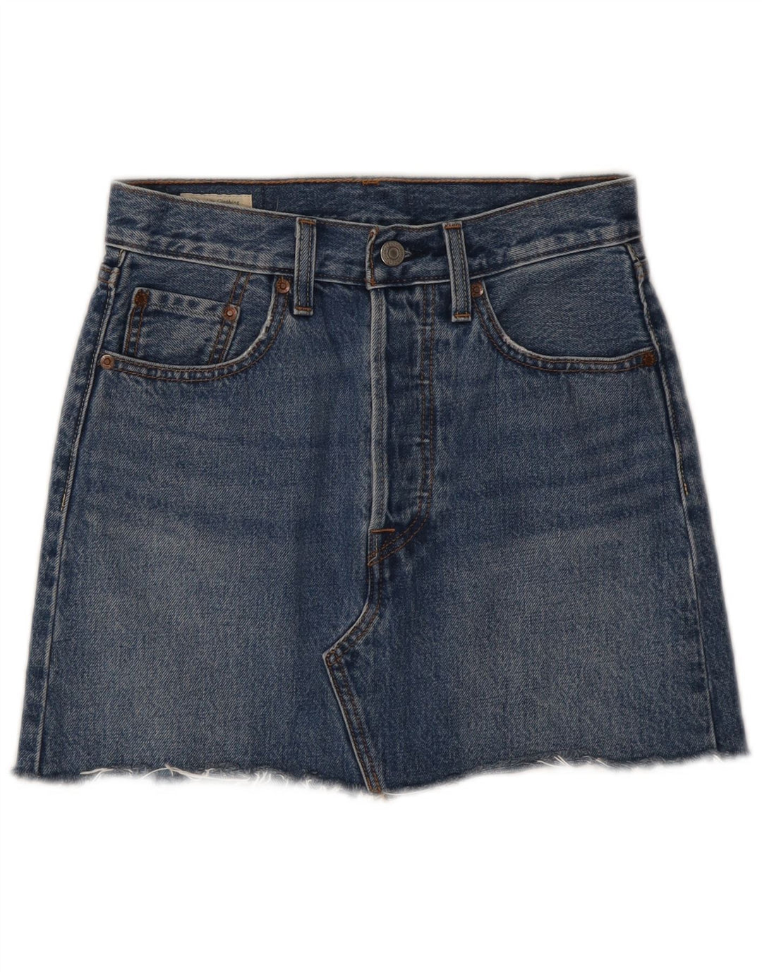 Женская джинсовая юбка Levi's W24 XS, синяя, хлопок