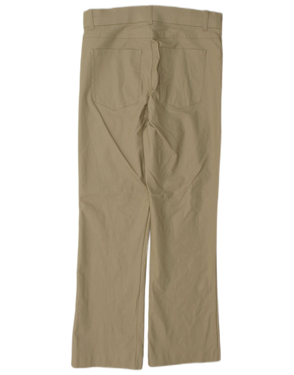 Женские повседневные брюки Zara Bootcut, большие W30 L27, бежевые, вискоза