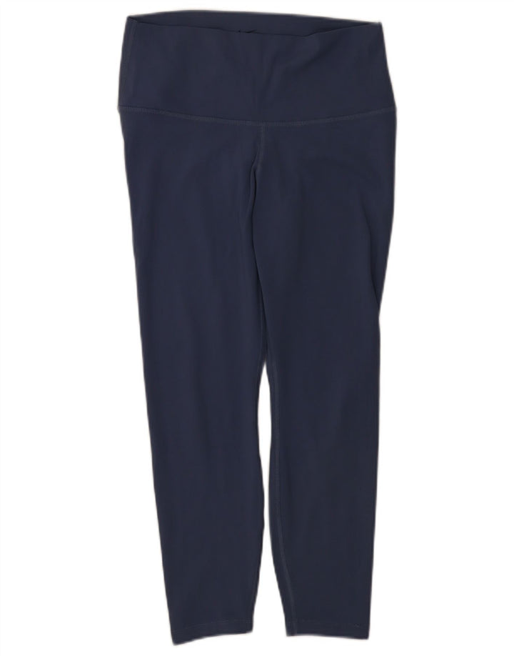 Женские леггинсы Nike Dri Fit UK 14, большие темно-синие, полиэстер