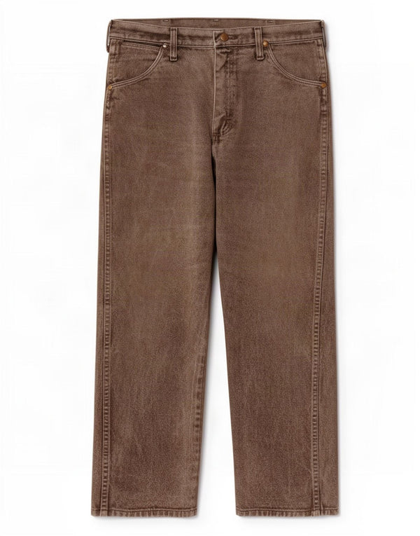 Джинсы мужские прямые Wrangler W32 L28 коричневые