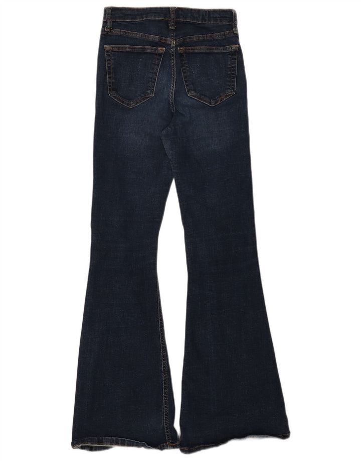 Женские расклешенные джинсы Topshop W26 L29, синий хлопок