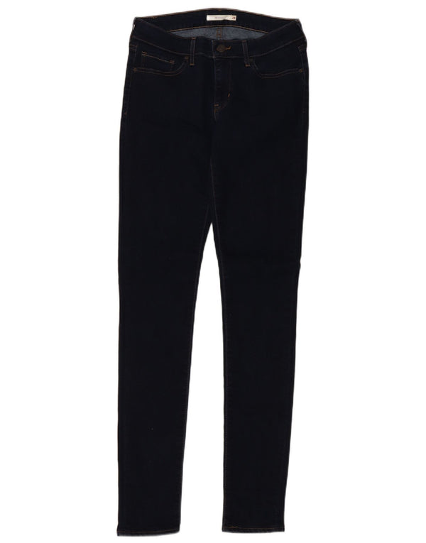 Женские джинсы скинни Levi's 711 W28 L34 Темно-синие, хлопок