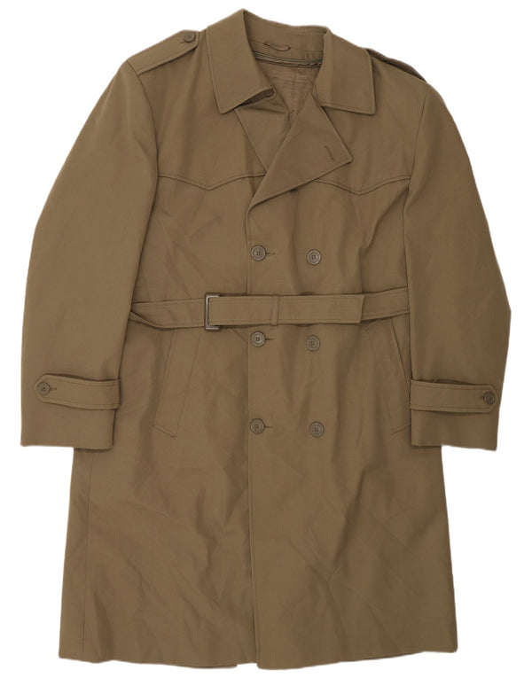 Vintage Mens Trench Coat IT 50 Large Khaki