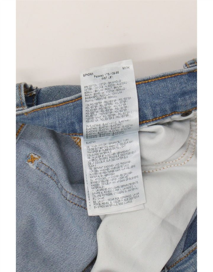 Мужские джинсы Lee Rider Slim W38 L32, синий хлопок