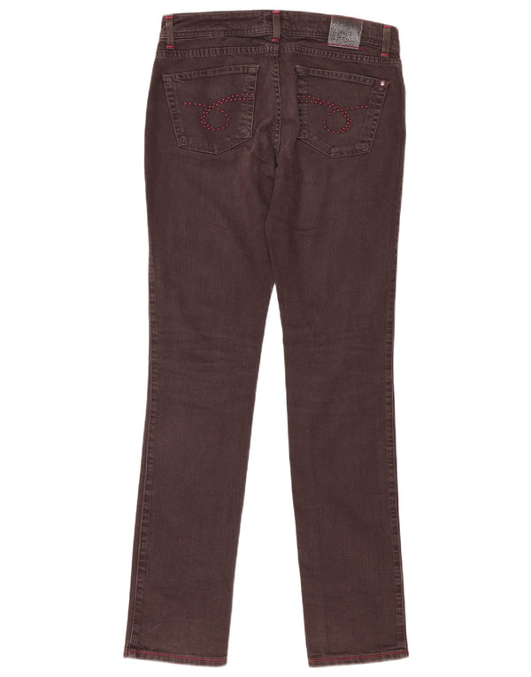 Женские узкие джинсы Trussardi W30 L33, коричневые, хлопок