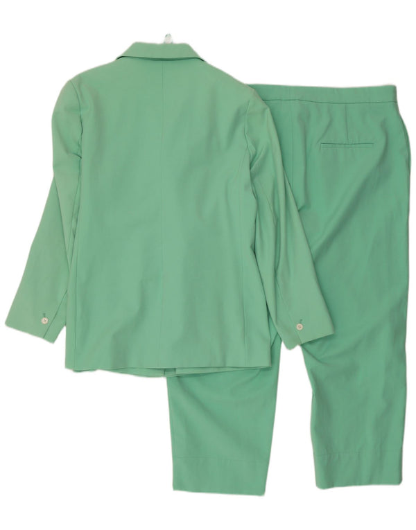 Женский двубортный костюм-двойка Marks & Spencer, Великобритания 20 2XL W42 L26 Зеленый