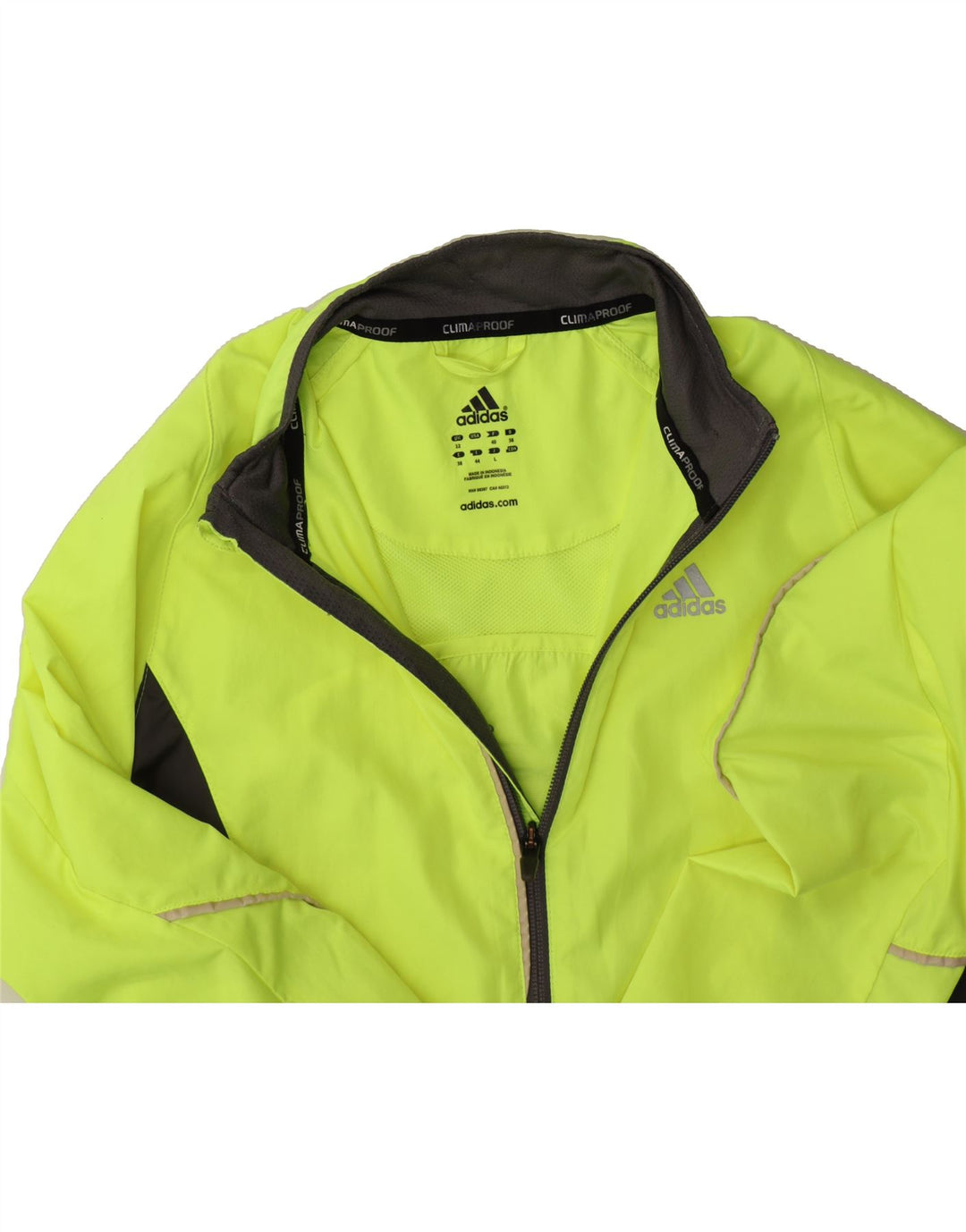 ADIDAS Mens Tracksuit Top Jacket UK 12 Medium Green Colourblock Polyester Vintage Adidas and Second-Hand Adidas from Messina Hembry 