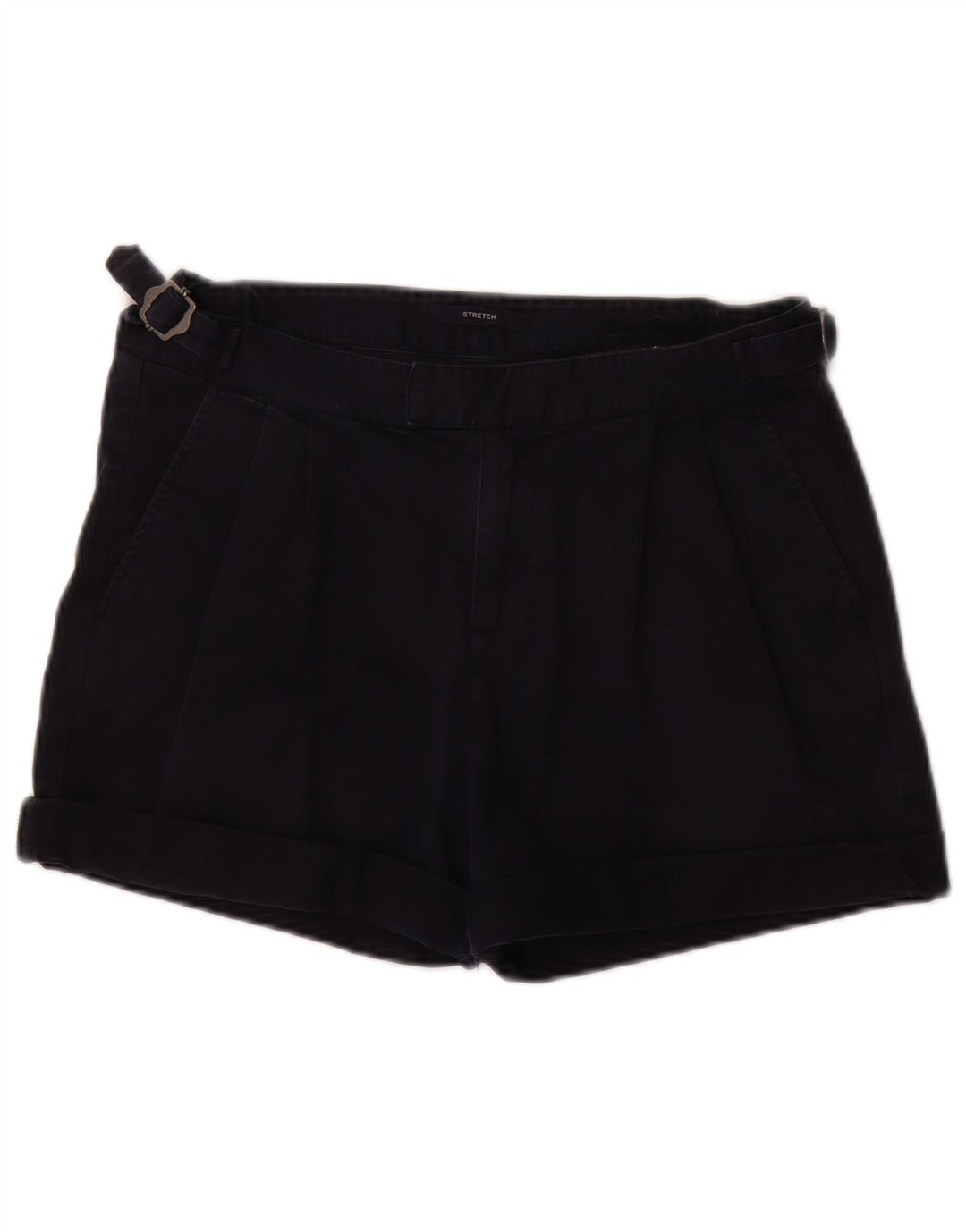 WOOLRICH Womens Pegged Chino Shorts W29 Medium Navy Blue