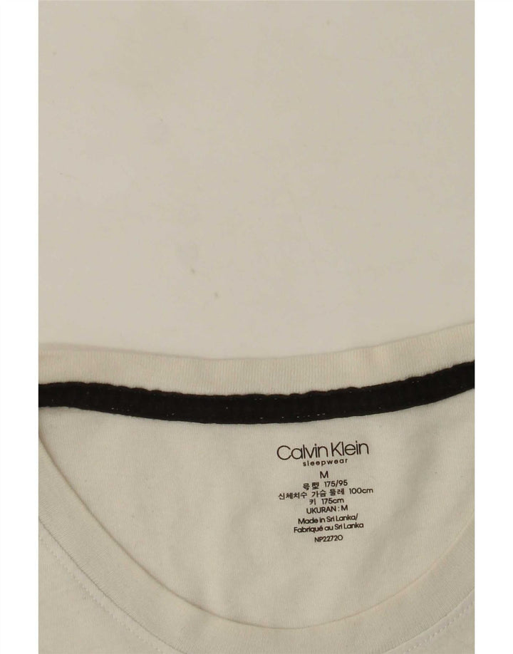 Мужская футболка с рисунком Calvin Klein, средний белый цвет, цветной блок