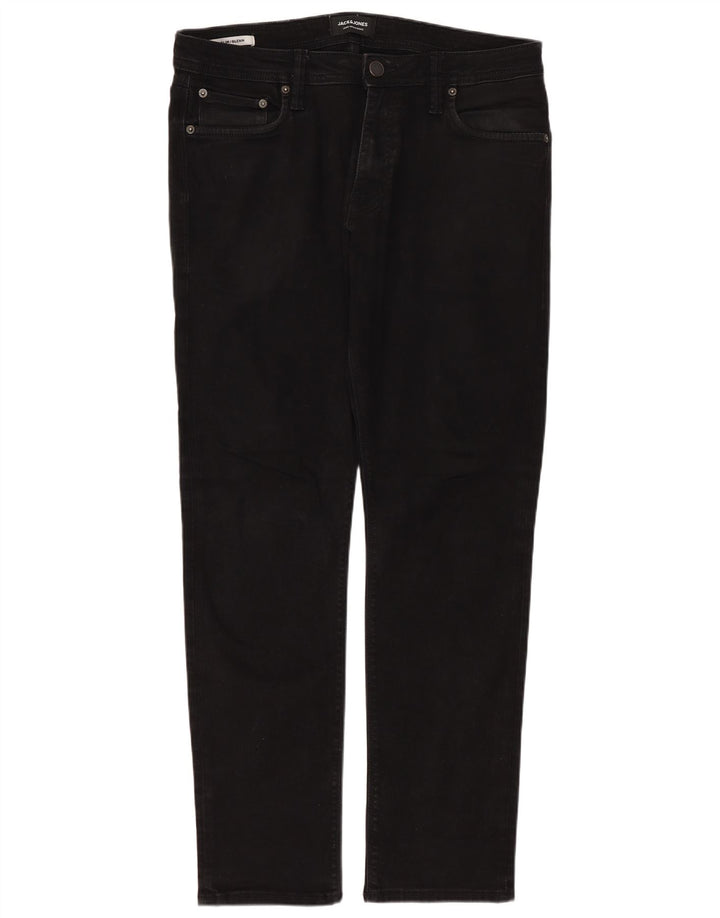 Мужские зауженные джинсы JACK & JONES GLENN W32 L30, черный хлопок