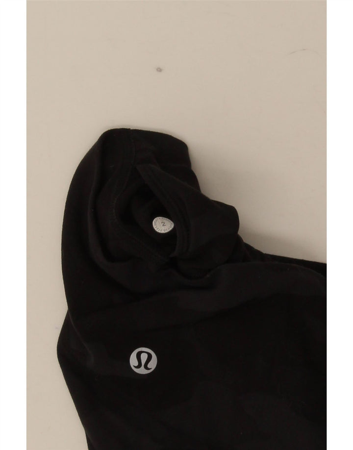 Женские леггинсы Lululemon US 2 XS, черные цветные блоки