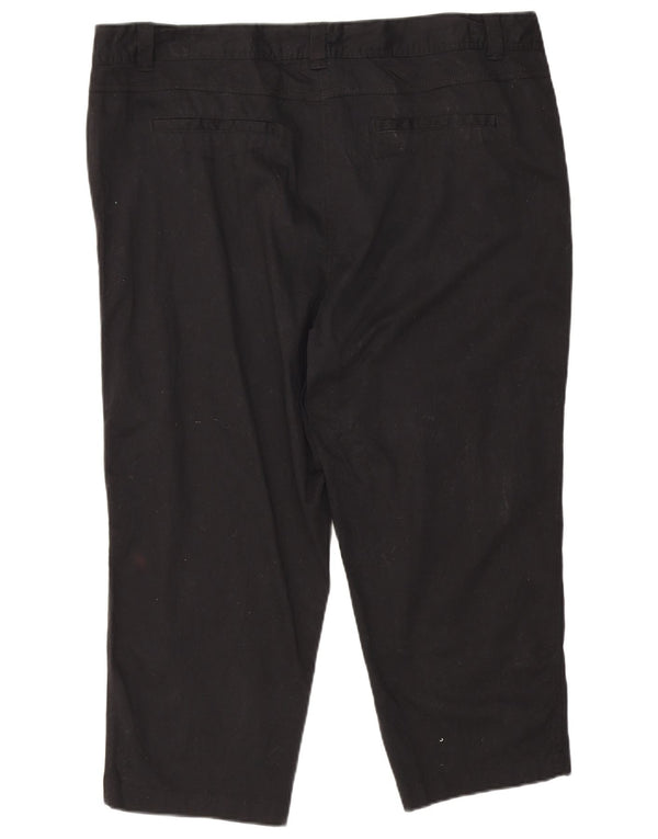 Женские капри M&Co UK 20 XL W40 L22, черные хлопковые