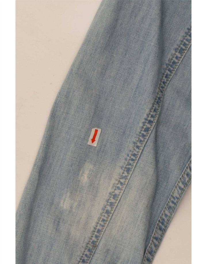 Мужская джинсовая рубашка Tommy Hilfiger, маленькая синяя, хлопок