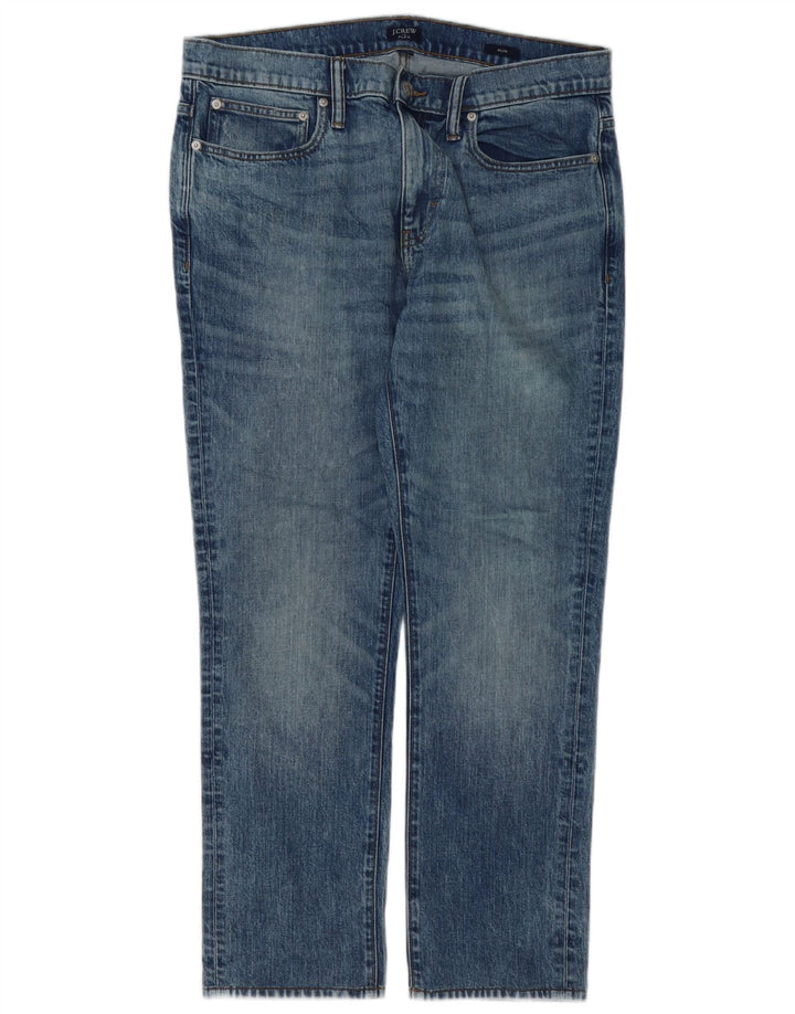 Мужские узкие джинсы J. Crew W34 L28, синие, хлопок