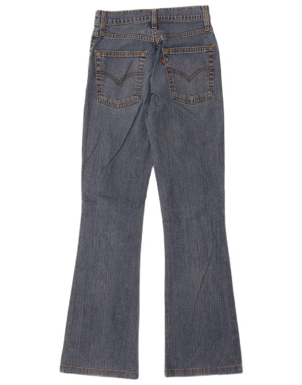 Женские расклешенные джинсы Levi's W26 L34, синий хлопок