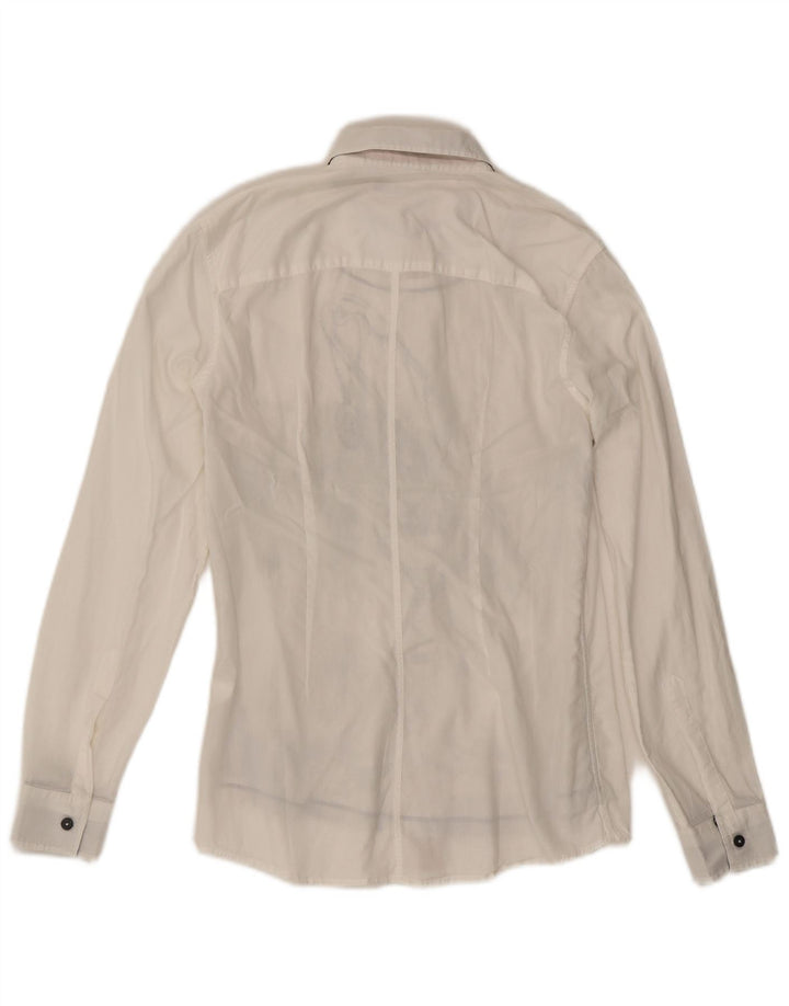 Daniele Alessandrini Мужская рубашка маленькая белая