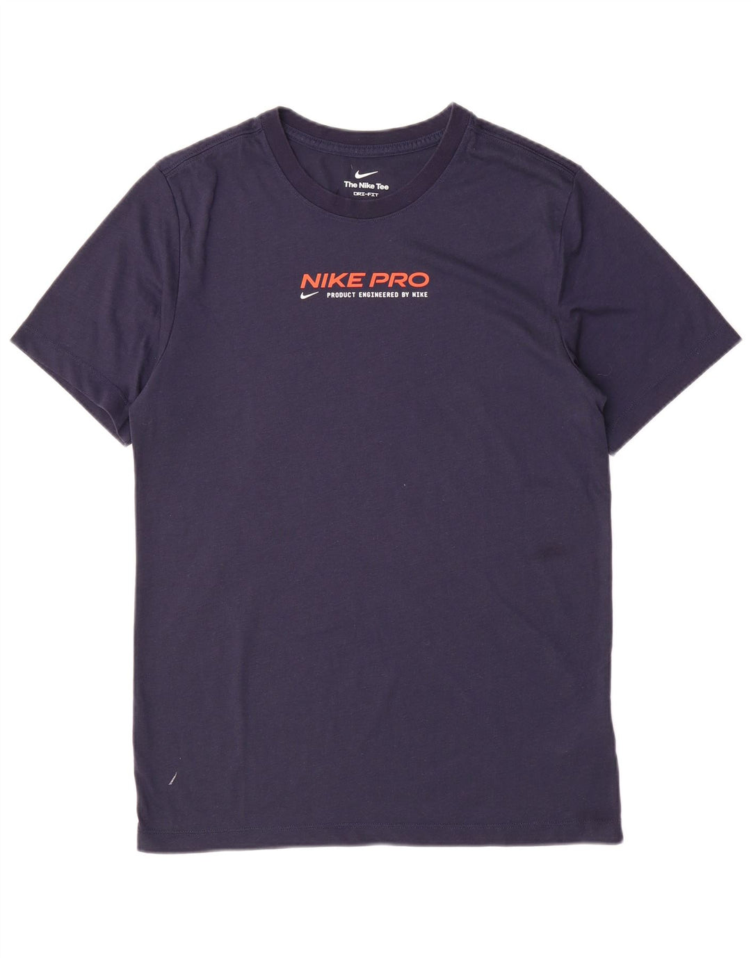 Мужская футболка Nike Dri Fit с графическим рисунком, маленький темно-синий полиэстер