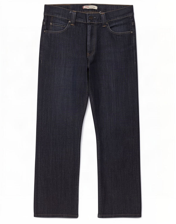 Мужские прямые джинсы Levi's 506 Standard Fit W33 L30 темно-синие