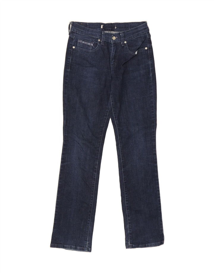 LEVI'S Womens Slim Jeans W26 L32 Navy Blue Cotton Vintage Levi's and Second-Hand Levi's from Messina Hembry 