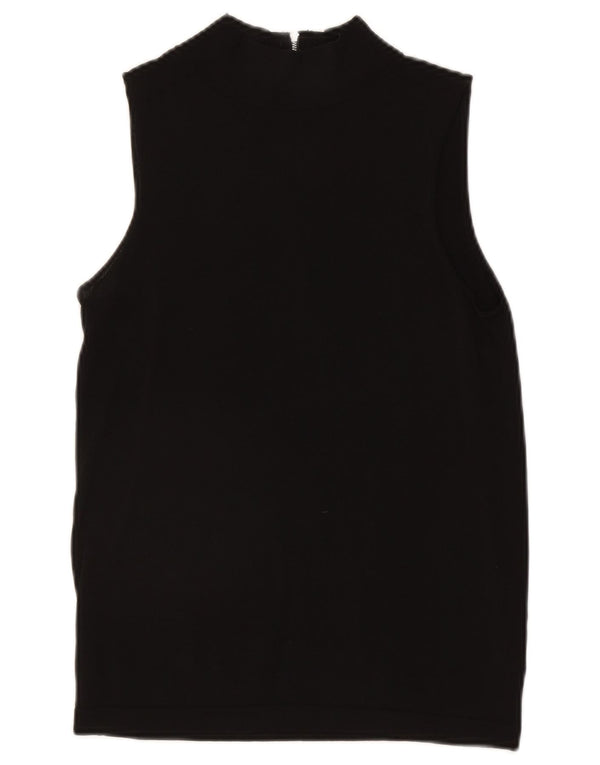 Женский жилет Reiss UK 14, большой, черный, вискоза